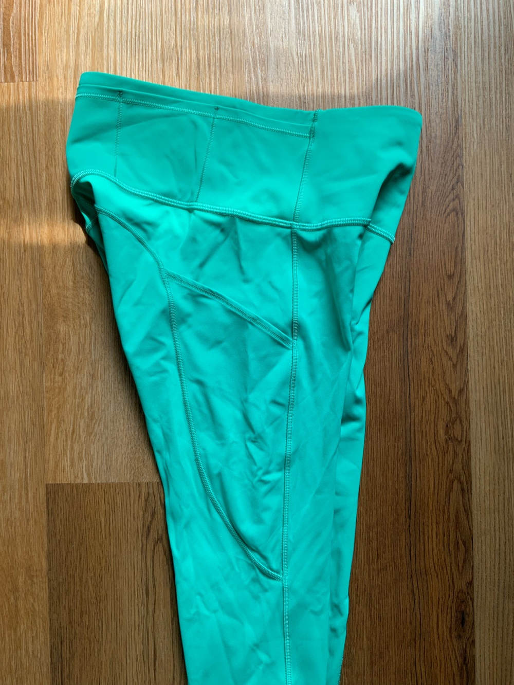 lululemon athletica Fast and Free Tight Teal 25” - Picture 4 of 6
